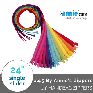 #4.5 By Annie's Zippers (24" Handbag Zippers) - Emmaline Bags Inc.