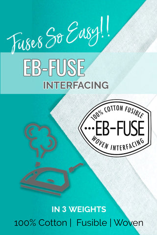 Emmaine Bags brand fusible interfacing for bag making, in 3 weights.