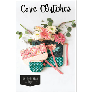 Cove Clutches by Knot and Thread Designs Patterns (Printed Paper Pattern) - Emmaline Bags Inc.