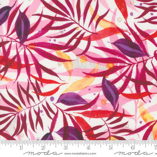 Don't Leaf Me in Pink // By Create Joy Project for Moda (1/4 yard) - Emmaline Bags Inc.