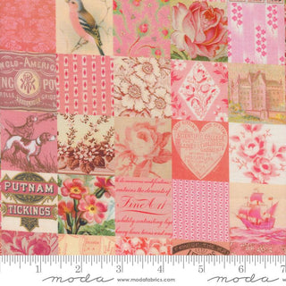 Patchwork in Pink • Curated in Color (1/4 yard) - Emmaline Bags Inc.