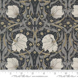 Pimpernell Florals in Ebony • Ebony Suite by Moda (1/4 yard) - Emmaline Bags Inc.