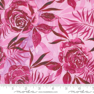 Prussian Roses in Magenta // By Create Joy Project for Moda (1/4 yard) - Emmaline Bags Inc.