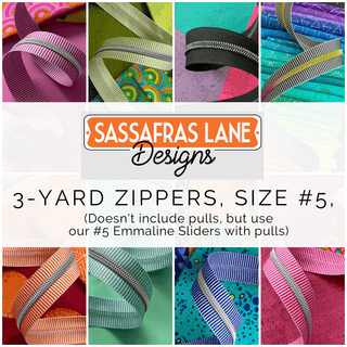 Sassafras Lane - *SIZE#5* (DOES NOT INCLUDE SLIDERS/PULLS) - Emmaline Bags Inc.