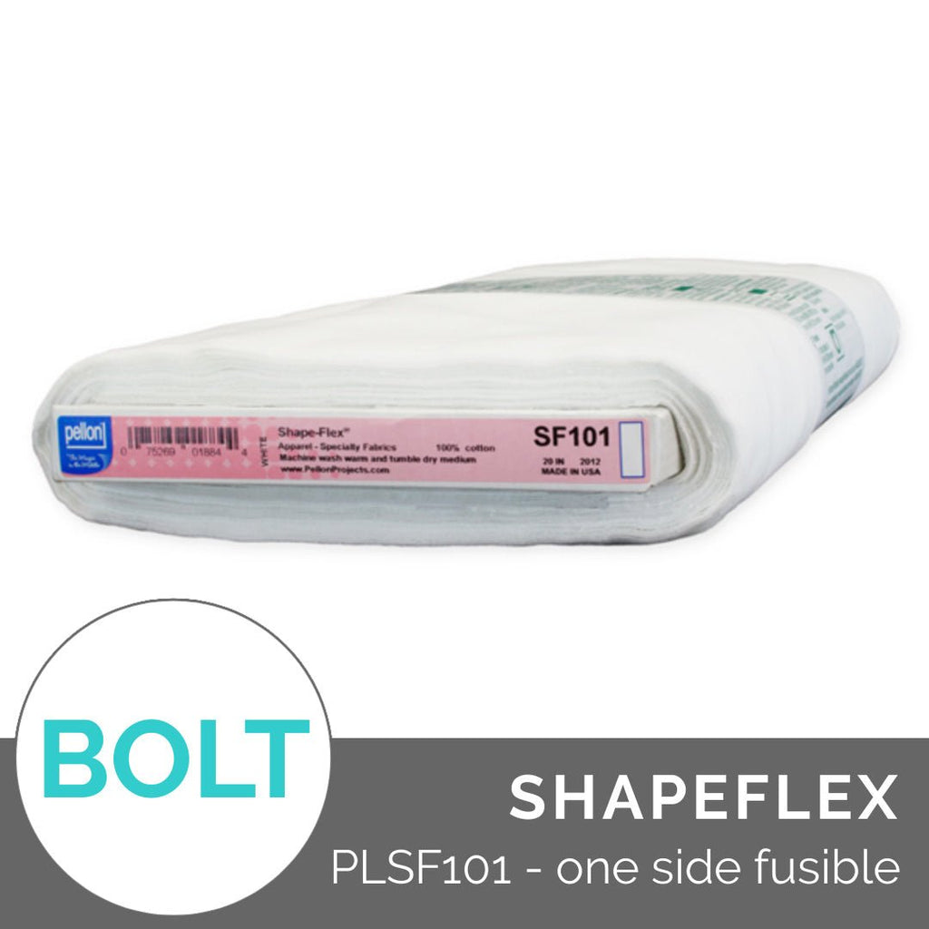 BOLT PRICE: Pellon Shape-Flex, WHITE Woven Fusible SF101