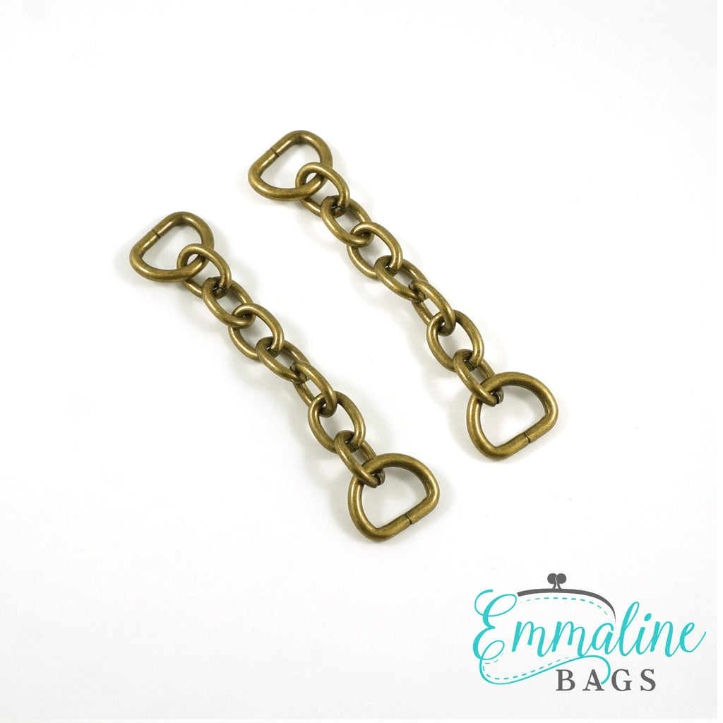 Chain Strap Connectors 2 Pack Emmaline Bags Inc.