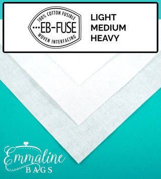 EB-FUSE // Emmaline Fusible Woven Cotton Interfacing - Emmaline Bags Inc.