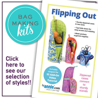 Flipping Out - COMPLETE KIT for Size Small, Including Pattern, foam & Fabric!! - Emmaline Bags Inc.