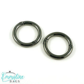 Gate Rings (Screw Together): 1" (25 mm) (2 Pack) - Emmaline Bags Inc.