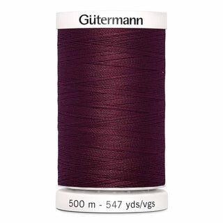 Gutermann Sew-All Polyester Thread (500 m) - Burgundy - 450 - Emmaline Bags Inc.
