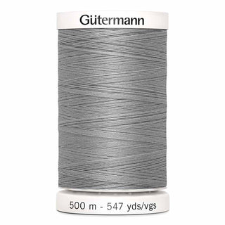 Gutermann Sew-All Polyester Thread (500 m) - Mist Grey - 102 - Emmaline Bags Inc.