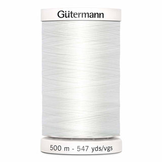 Gutermann Sew-All Polyester Thread (500 m) - Nu White - 020 - Emmaline Bags Inc.