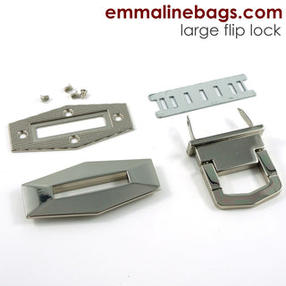 Large Flip Lock - Emmaline Bags Inc.