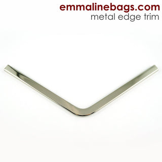 Metal Edge Trim: Style A - Large Pointed (1 per package) - Emmaline Bags Inc.