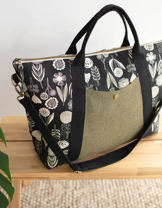 Oxbow Tote by Noodlehead (Printed Paper Pattern) - Emmaline Bags Inc.