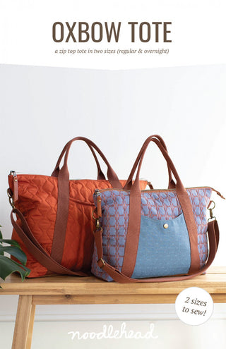 Oxbow Tote by Noodlehead (Printed Paper Pattern) - Emmaline Bags Inc.