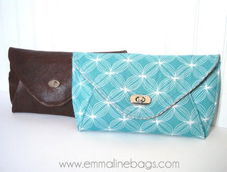 Paper Pattern - The Quarter Note Clutch - Emmaline Bags Inc.