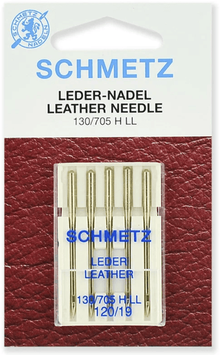 Schmetz Leather Needles (Size 120/19) - Emmaline Bags Inc.