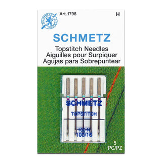 Schmetz Topstitch Needles (Size 100/16) - Emmaline Bags Inc.