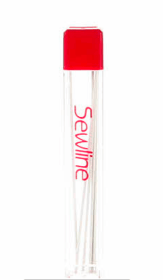 Sewline Erasable Pencil Lead Refill (0.9mm) 6 Count, White - Emmaline Bags Inc.