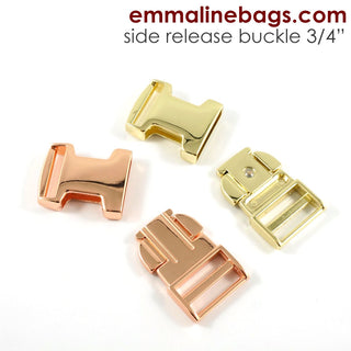 Side Release Buckle: 3/4" (18 mm) - Emmaline Bags Inc.