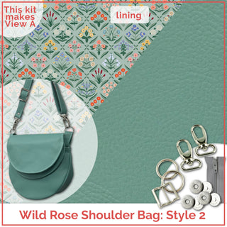 Wild Rose Shoulder Bag Kit - (Pattern not included) - Emmaline Bags Inc.