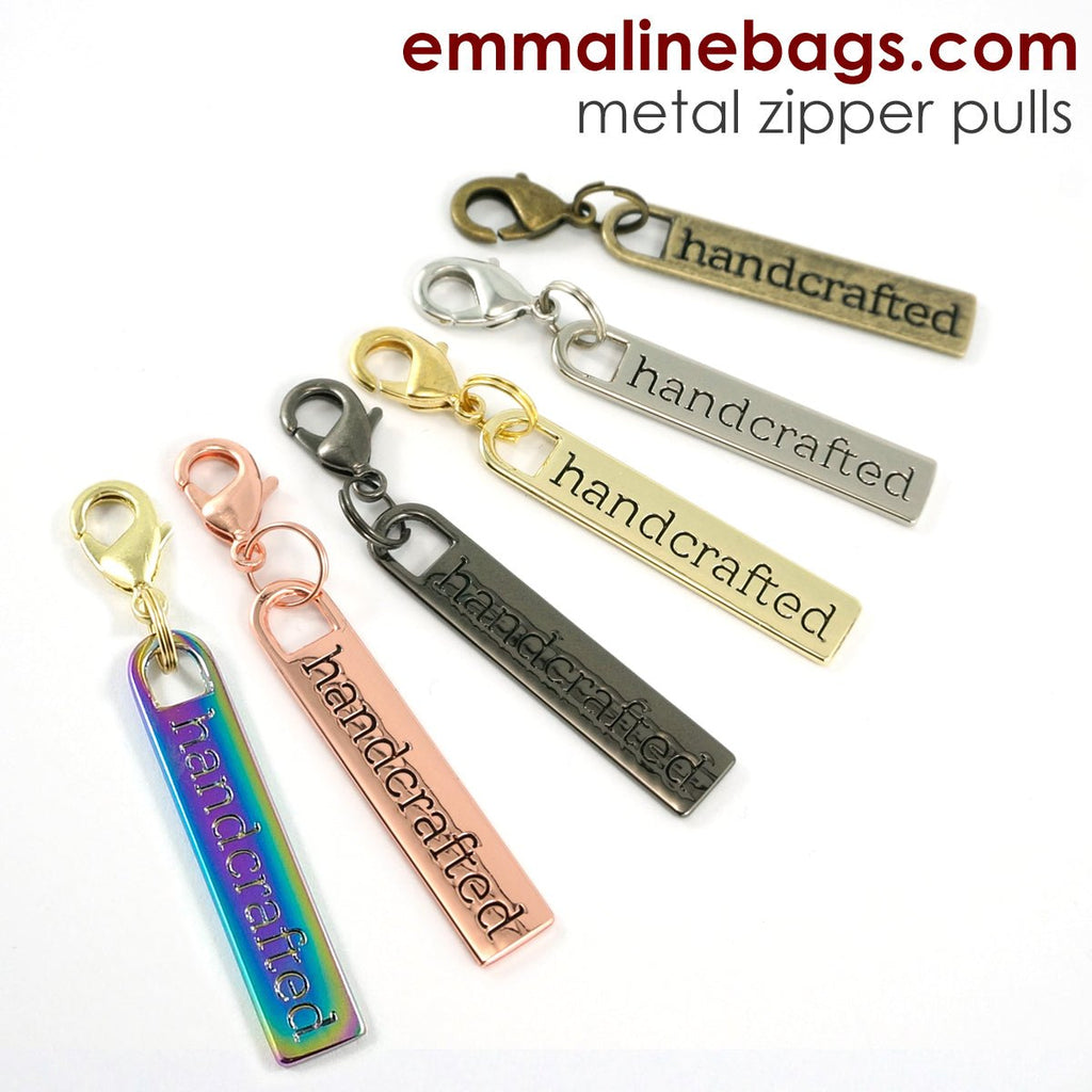 Zipper Pulls: handcrafted - Emmaline Bags Inc.