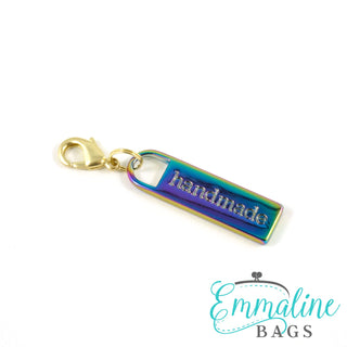 Zipper Pulls: "handmade" (1 Pack) - Emmaline Bags Inc.
