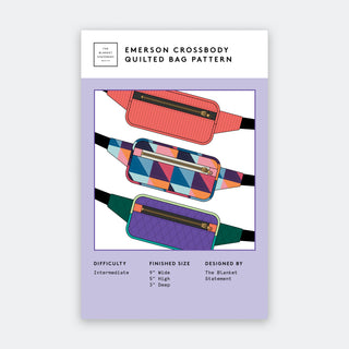 Emerson Crossbody by The Blanket Statement (Printed Paper Pattern)