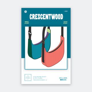 Crescentwood Quilted Bag by The Blanket Statement (Printed Paper Pattern)