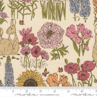 Cloud Garden Bunnies | My Secret Garden by Stacy Iest Hsu for Moda (¼ Yard)