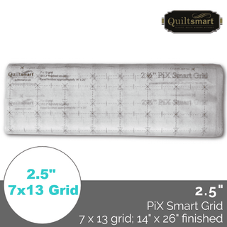 2.5" PiX Smart Grid by Quiltsmart | 7 x 13 Grid (14" x 26" Finished Panel) - Emmaline Bags Inc. - Interfacing & Specialty Fabric