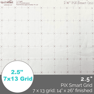 2.5" PiX Smart Grid by Quiltsmart | 7 x 13 Grid (14" x 26" Finished Panel) - Emmaline Bags Inc. - Interfacing & Specialty Fabric