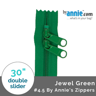 #4.5 By Annie's (30" Double-Slide Handbag Zippers)