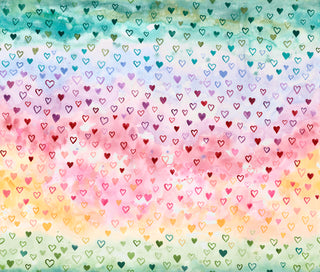 Some Kind of Love Rainbow | Fleur the Love by Create Joy Project for Moda (¼ Yard)