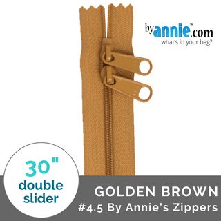 4.5 By Annie's (30" Double-Slide Handbag Zippers) - Emmaline Bags Inc.-Bag Zippers