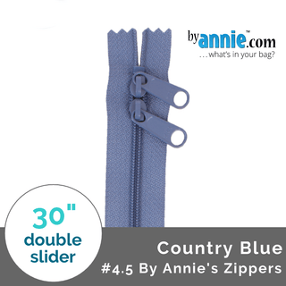 4.5 By Annie's (30" Double-Slide Handbag Zippers) - Emmaline Bags Inc.-Bag Zippers