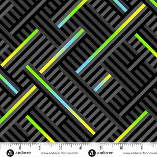 Cosmic Rogue Weave | Prismatic by Libs Elliott (¼ Yard)
