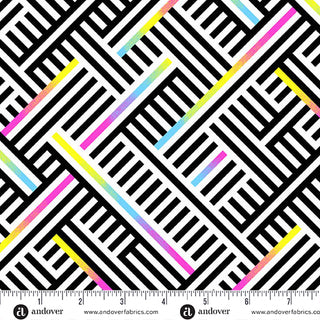 Burst Rogue Weave | Prismatic by Libs Elliott (¼ Yard)