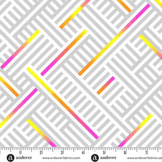 Flare Rogue Weave | Prismatic by Libs Elliott (¼ Yard)