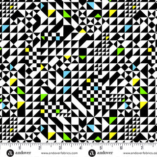 Cosmic Check It | Prismatic by Libs Elliott (¼ Yard)
