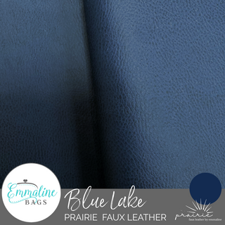 Blue Lake | Prairie Faux Leather™ | ½ Yard Precut (18" x 53")