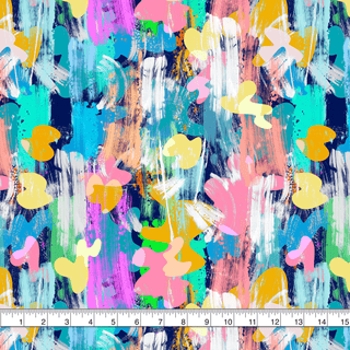 80's Party Printed WRC - 6.5 oz/square yard (Precut 1 Yard - 36" x 60") - Emmaline Bags Inc. - Fabric