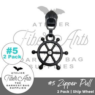 Ship Wheel Sliders w/ Pulls | SIZE#5 (2 Pack)