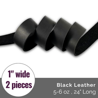Leather Strapping: (4-6oz) - (2/pack)