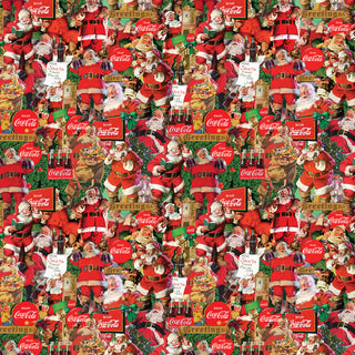 Santa Scenes | Coca-Cola® Christmas for Northcott (¼ Yard)