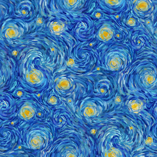 Night Sky | Starry Night for Northcott (¼ Yard)