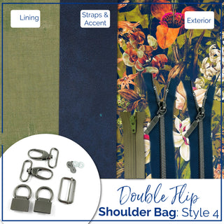 The Double Flip Shoulder Bag - Complete Bag Making Kit
