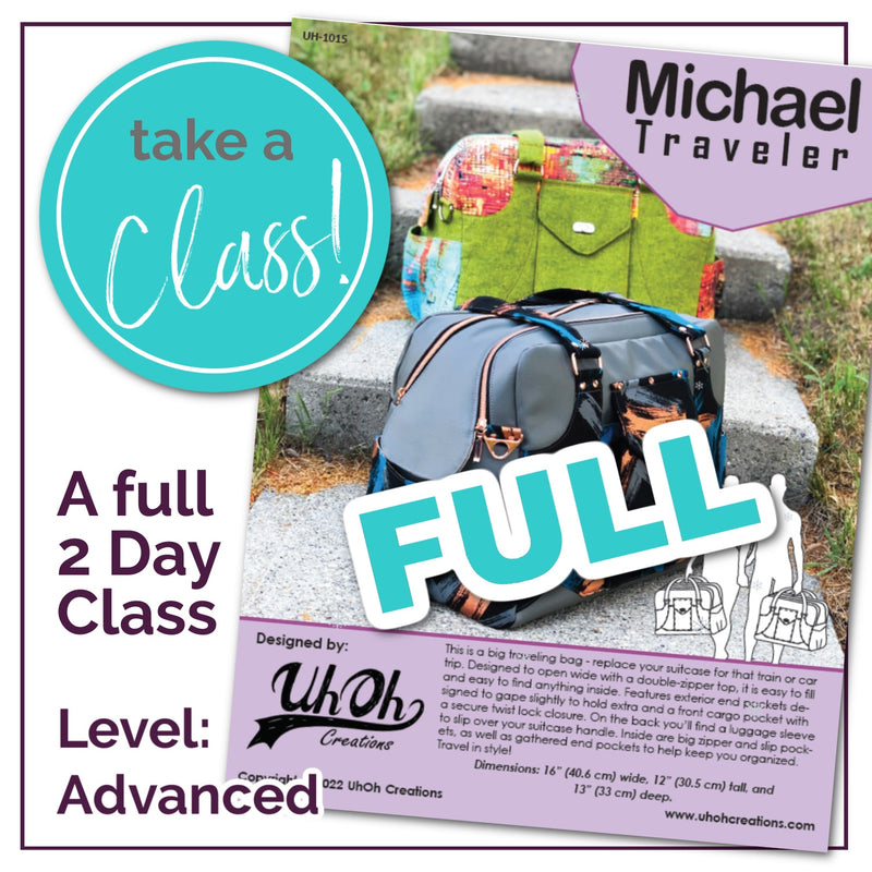 Class: The Michael Traveler (2 DAYS + 1 Zoom Prep) by UhOh Creations - Nov 3 & 4, 2023