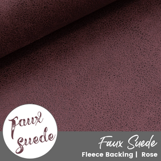 ROSE | Faux Suede (per ¼ yard)